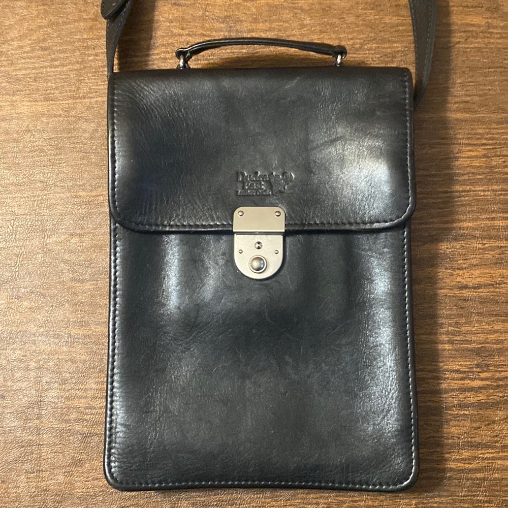 Vintage Men’s Leather Satchel, Shoulder Strap, Lovely Soft Leather
